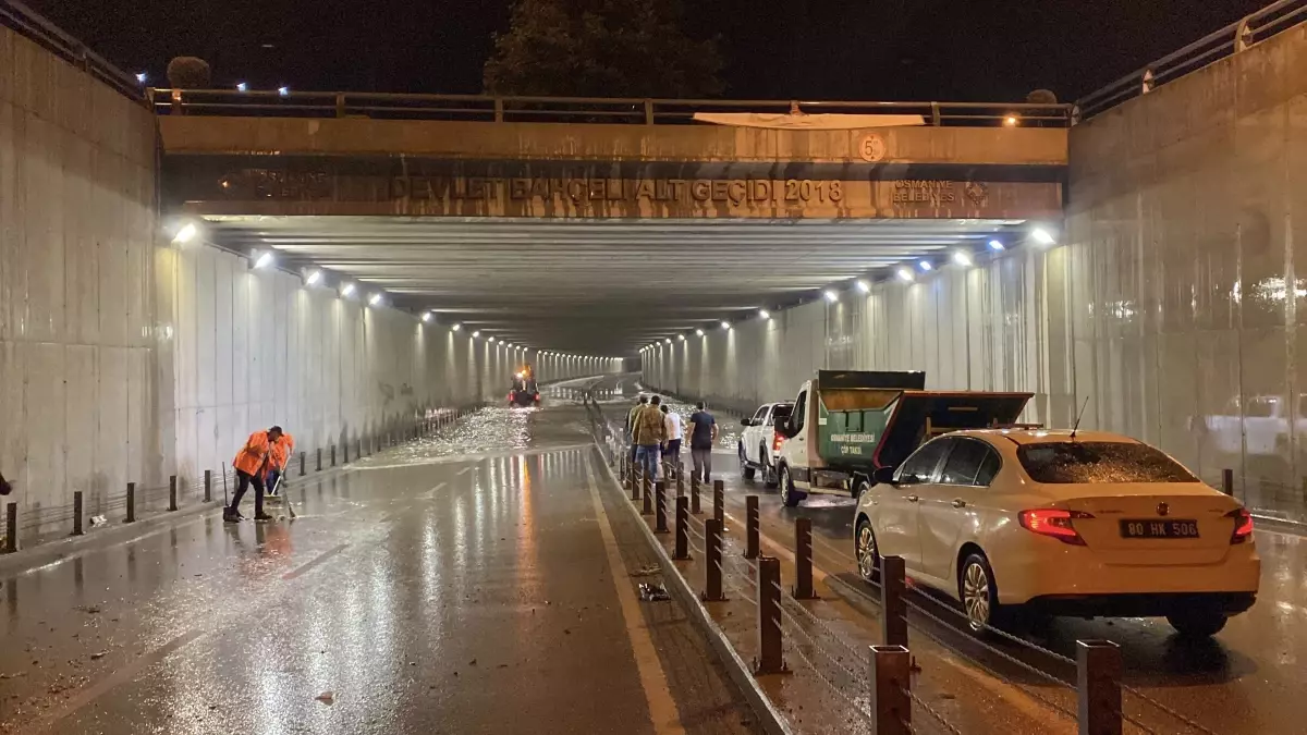 Osmaniye'de Sağanak Yağışlar Su Baskınlarına Neden Oldu