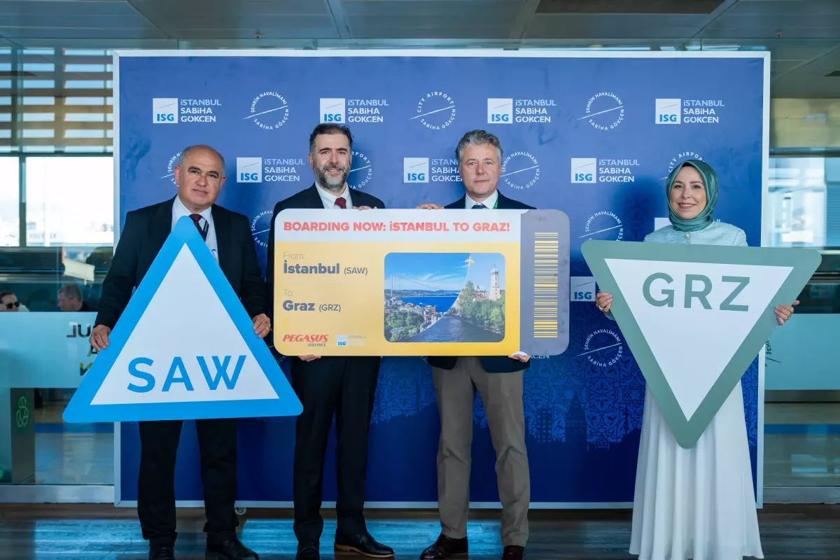 Pegasus Havayolları'ndan Graz'a Direkt Uçuşlar Başladı