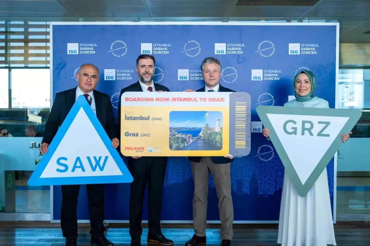 İstanbul Sabiha Gökçen'den Graz'a Direkt Uçuşlar Başladı