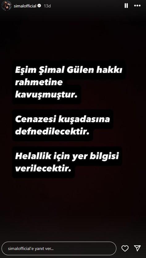 Sad news from singer Şimal! She lost her battle for life