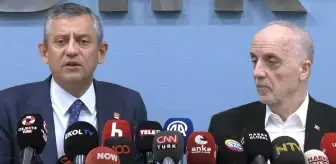 Türk-İş'i ziyaret eden CHP lideri Özel: Asgari ücret temmuzda artırılmalı