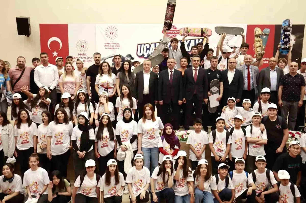 Denizli'de 'Uçan Kaykay' Projesi Lansmanı Coşkulu Bir Etkinlikle Gerçekleşti