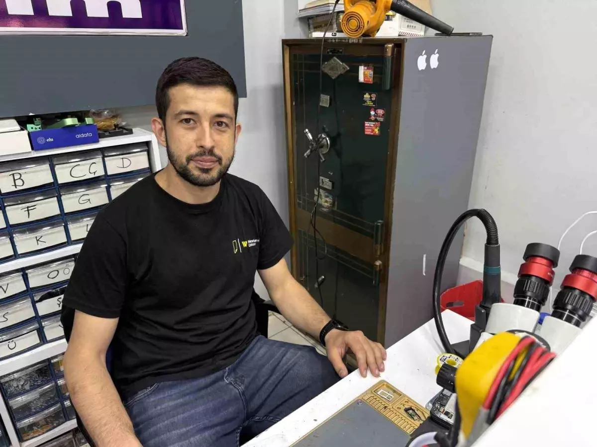 Tokat'ta Telefon Tamircisinde Duman Paniği