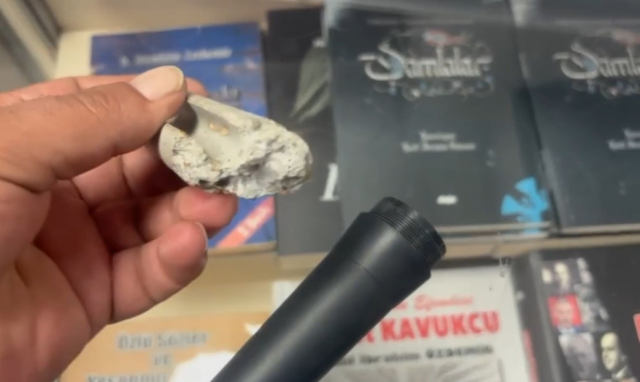 The concrete that came out of the microphone he ordered online