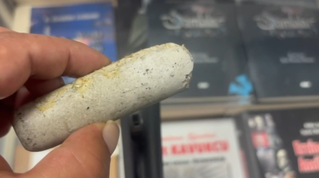 The concrete that came out of the microphone he ordered online