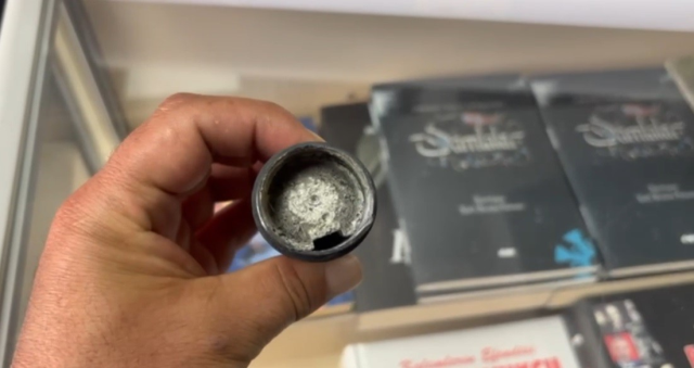 The concrete that came out of the microphone he ordered online