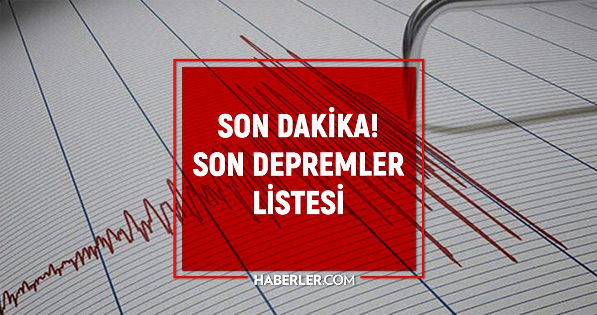 Son Depremler! Bugün İstanbul'da deprem mi oldu? 31 Mayıs 2025 AFAD ve Kandilli deprem listesi! 31 Mayıs 2025 Ankara'da, İzmir'de deprem mi oldu?