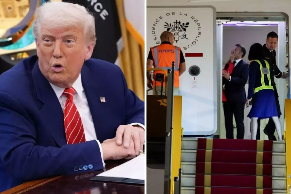 Trump'tan karısından tokat yiyen Macron'a ilginç evlilik tavsiyesi: Kapıyı kapalı tut