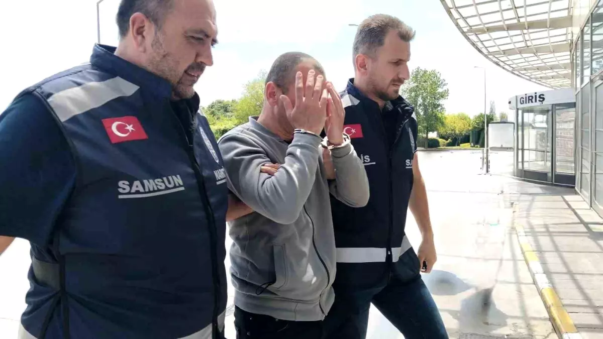 Samsun Bafra'da Uyuşturucu ile Yakalanan Şahıs Adliyeye Sevk Edildi