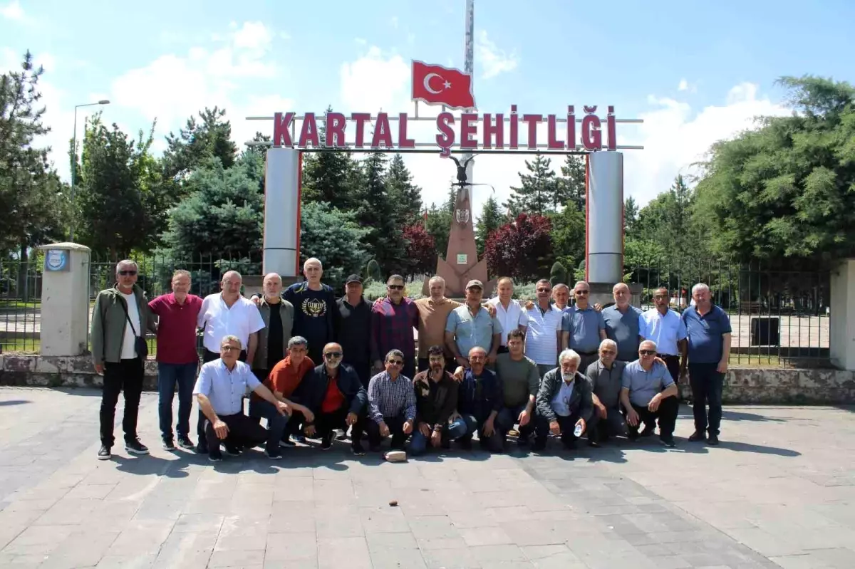 40 yıllık asker arkadaşları Kayseri'de buluştu