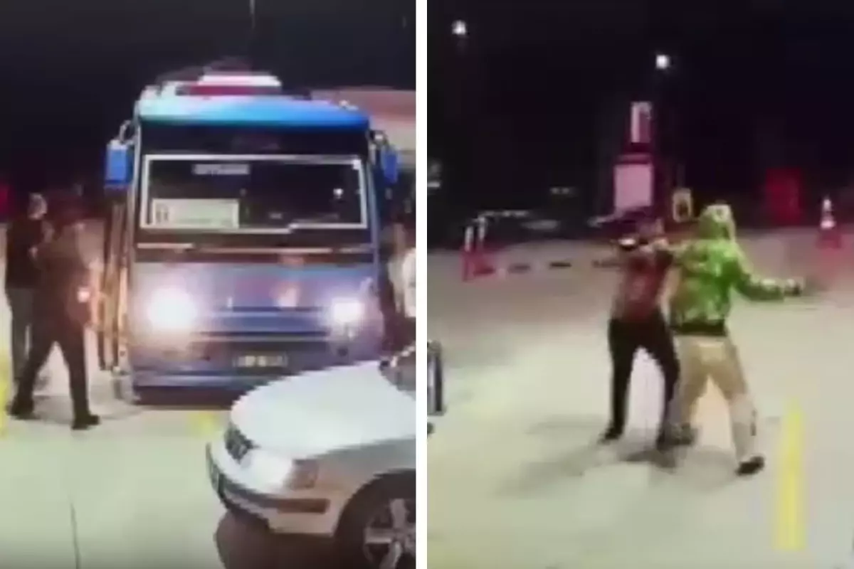 Adana'da dolmuş şoförlerinden özel halk otobüslerine saldırı! Taş ve sopalar havada uçuştu