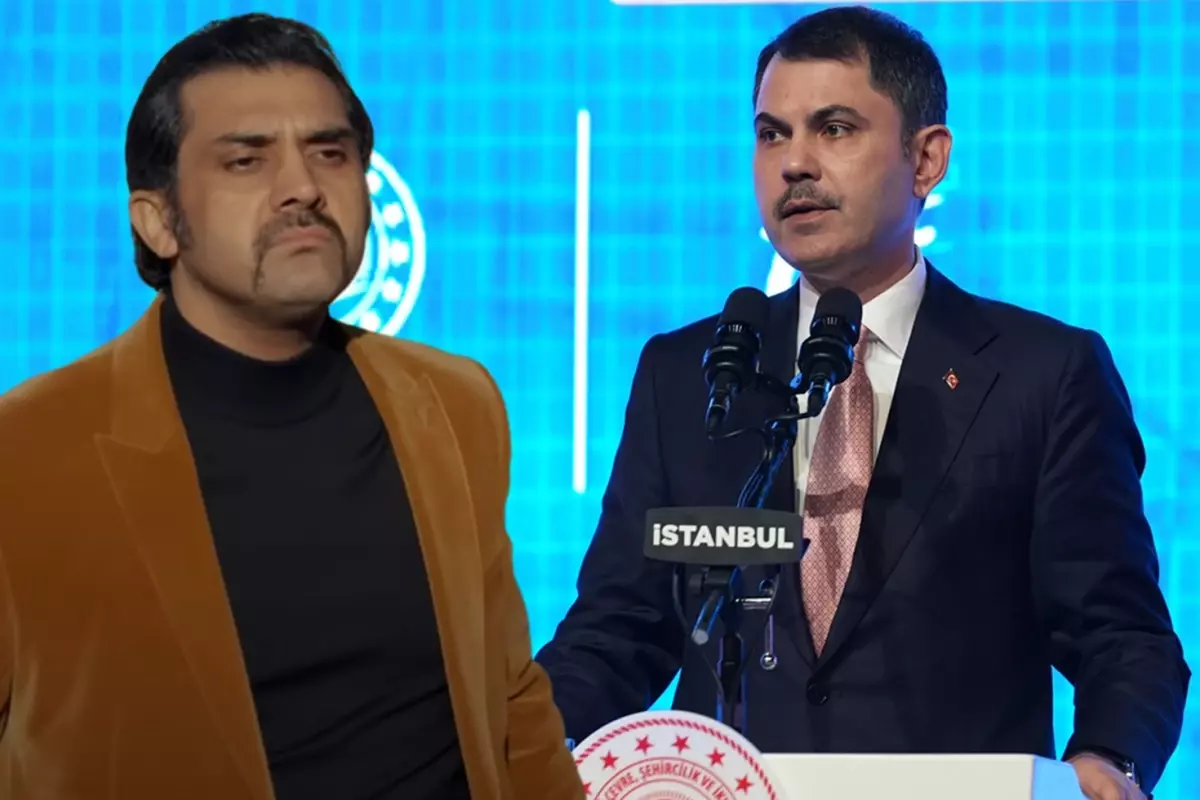 Bakan Kurum, Özgür Özel'e Bayhan'ın şarkısıyla yanıt verdi