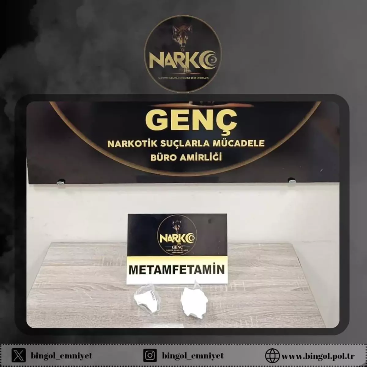 Bingöl'de Uyuşturucu Operasyonu: 3.78 Gram Metamfetamin Ele Geçirildi