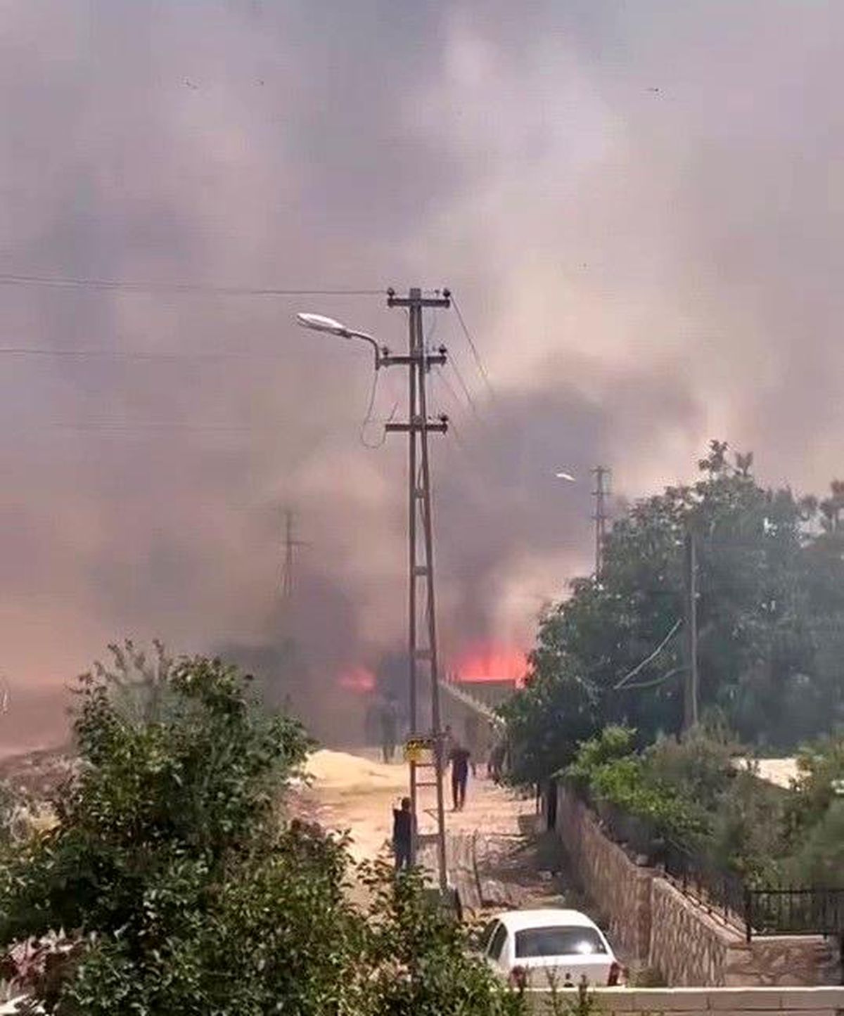 Adıyaman'da Anız Yangını Korku Yarattı