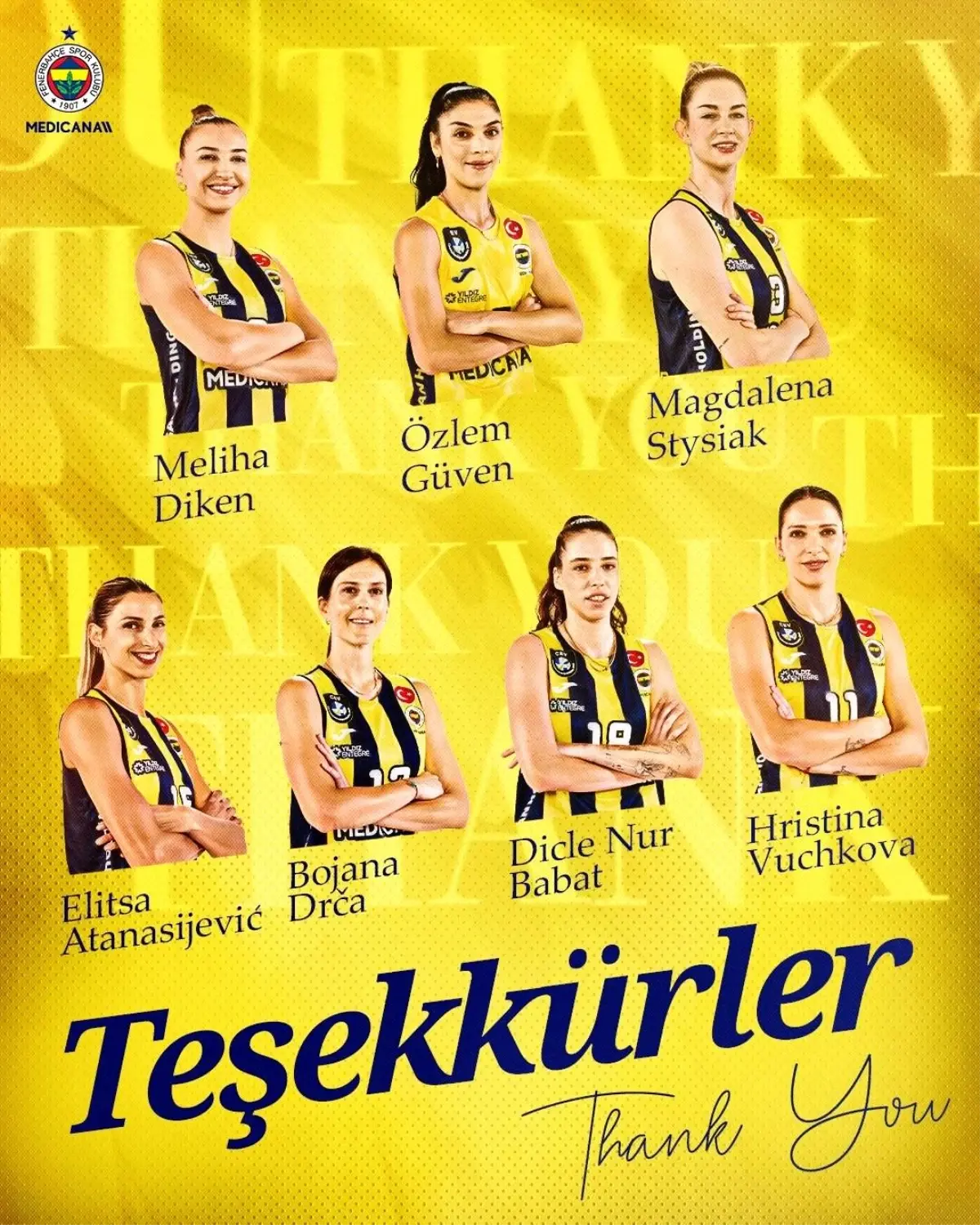 Fenerbahçe Kadın Voleybol Takımı'nda 7 İsimle Yollar Ayırıldı