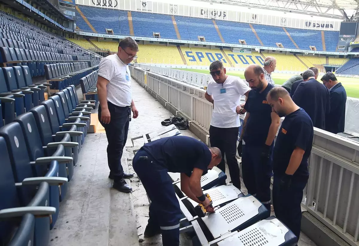 Fenerbahçe Stadyumu'nda Yenileme Çalışmaları Başladı