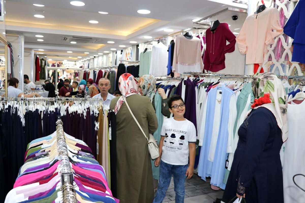 Gaziantep'te Kurban Bayramı Alışveriş Yoğunluğu
