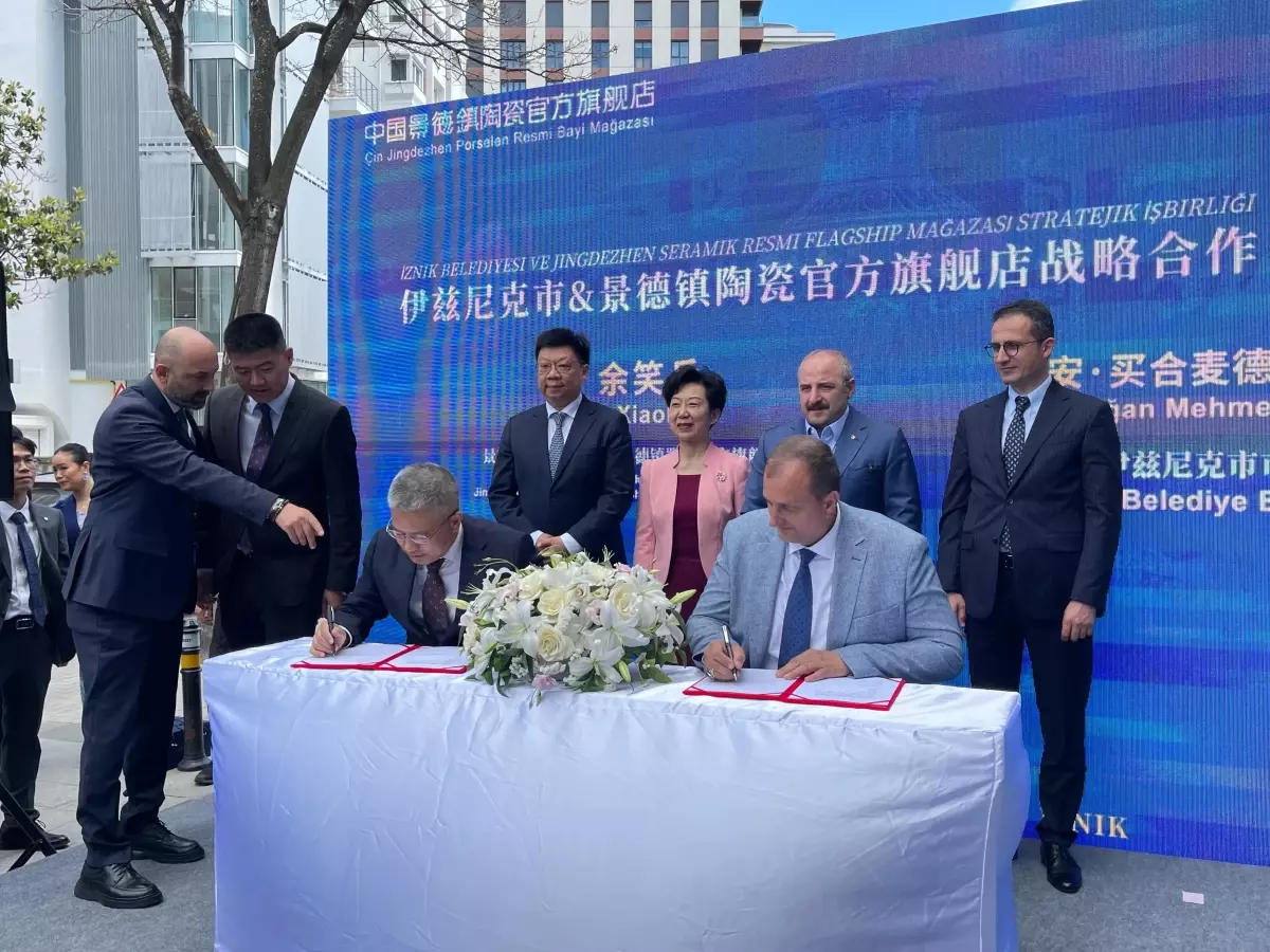 İznik ve Jingdezhen Arasında Kültürel İş Birliği Anlaşması İmzalandı