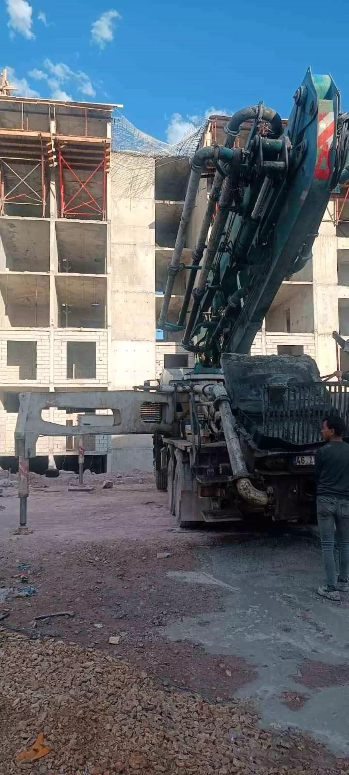 Kahramanmaraş'ta İnşaatta Düşen İşçi Hayatını Kaybetti