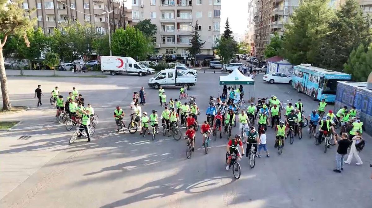 Mardin’de Yeşilay Bisiklet Turu Gerçekleştirildi