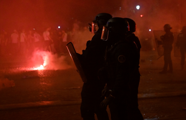 Chaos in Paris after PSG's Champions League victory