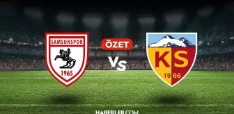 Samsunspor Kayserispor maç özeti ve golleri! (VİDEO) Samsunspor Kayserispor geniş özeti! Golleri kim attı, maç kaç kaç bitti?