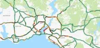 Trafik durumu haritası (CANLI) 1 Haziran İstanbul'da trafik yoğunluğu yüzde kaç?