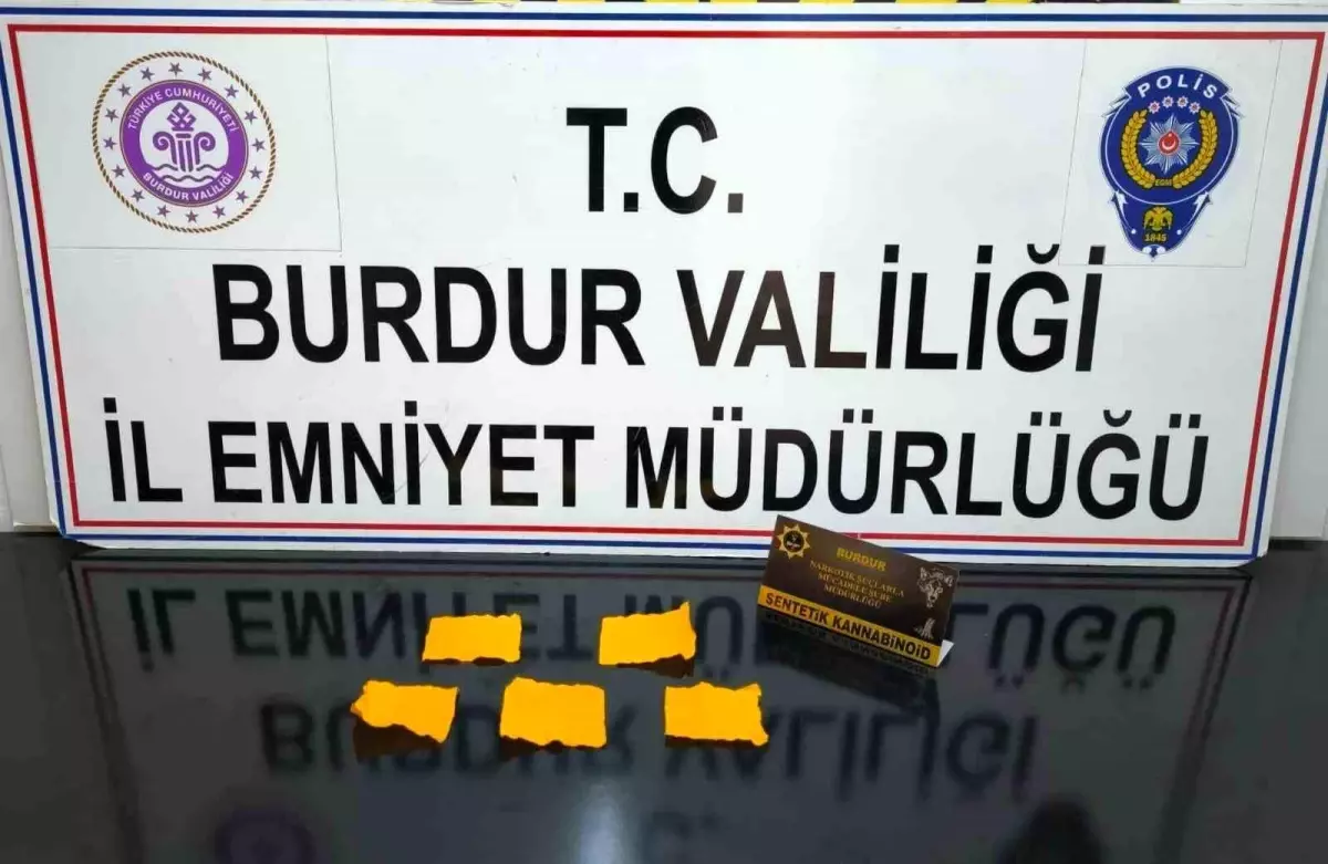 Burdur'da Narkotik Operasyonu: Bir Şahıs Tutuklandı