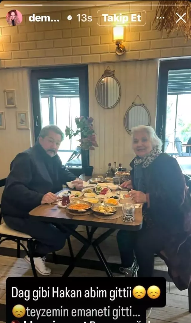 Demet Akalın's sad day!