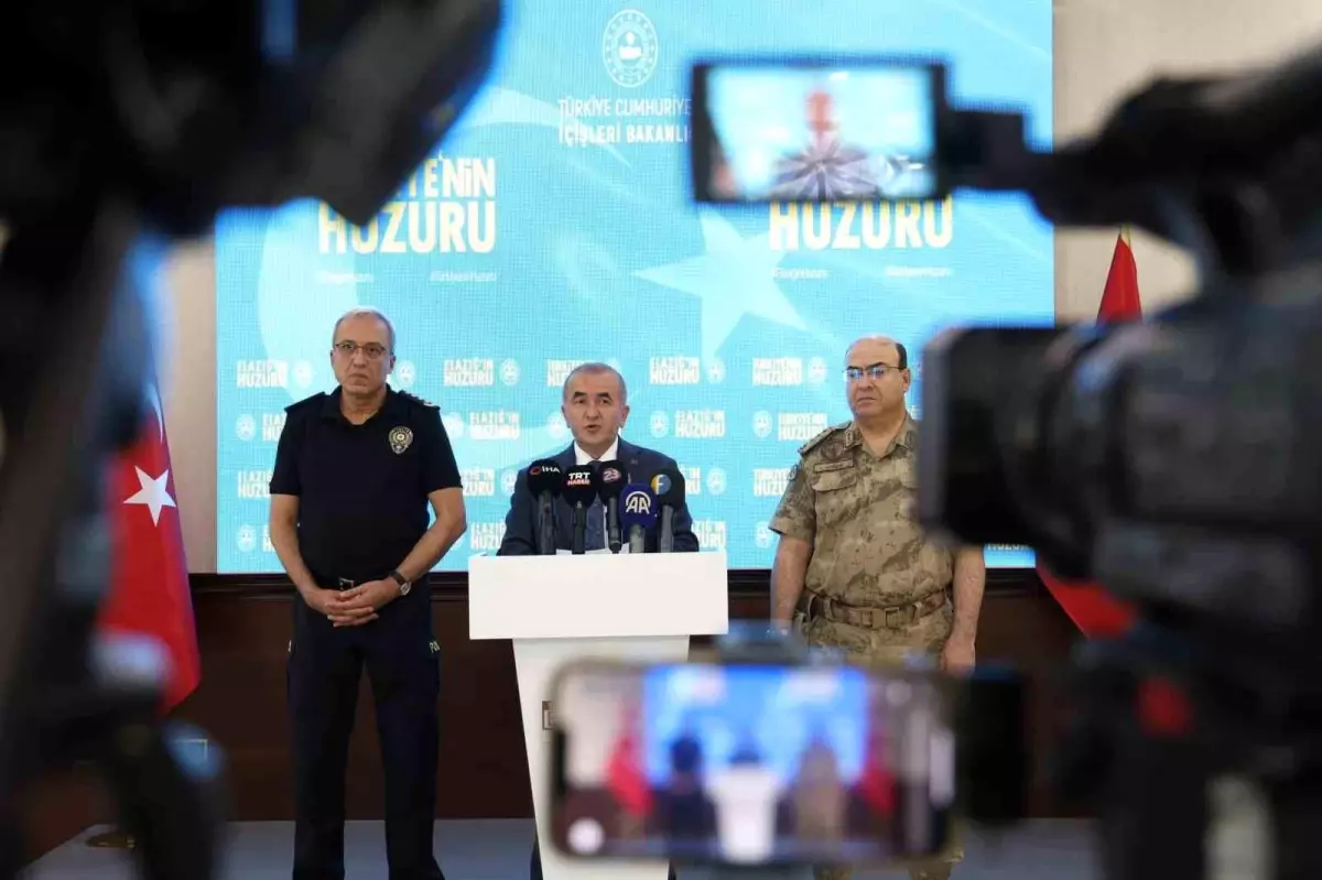 Elazığ'da Asayiş Olayları ve Güvenlik İstatistikleri Paylaşıldı