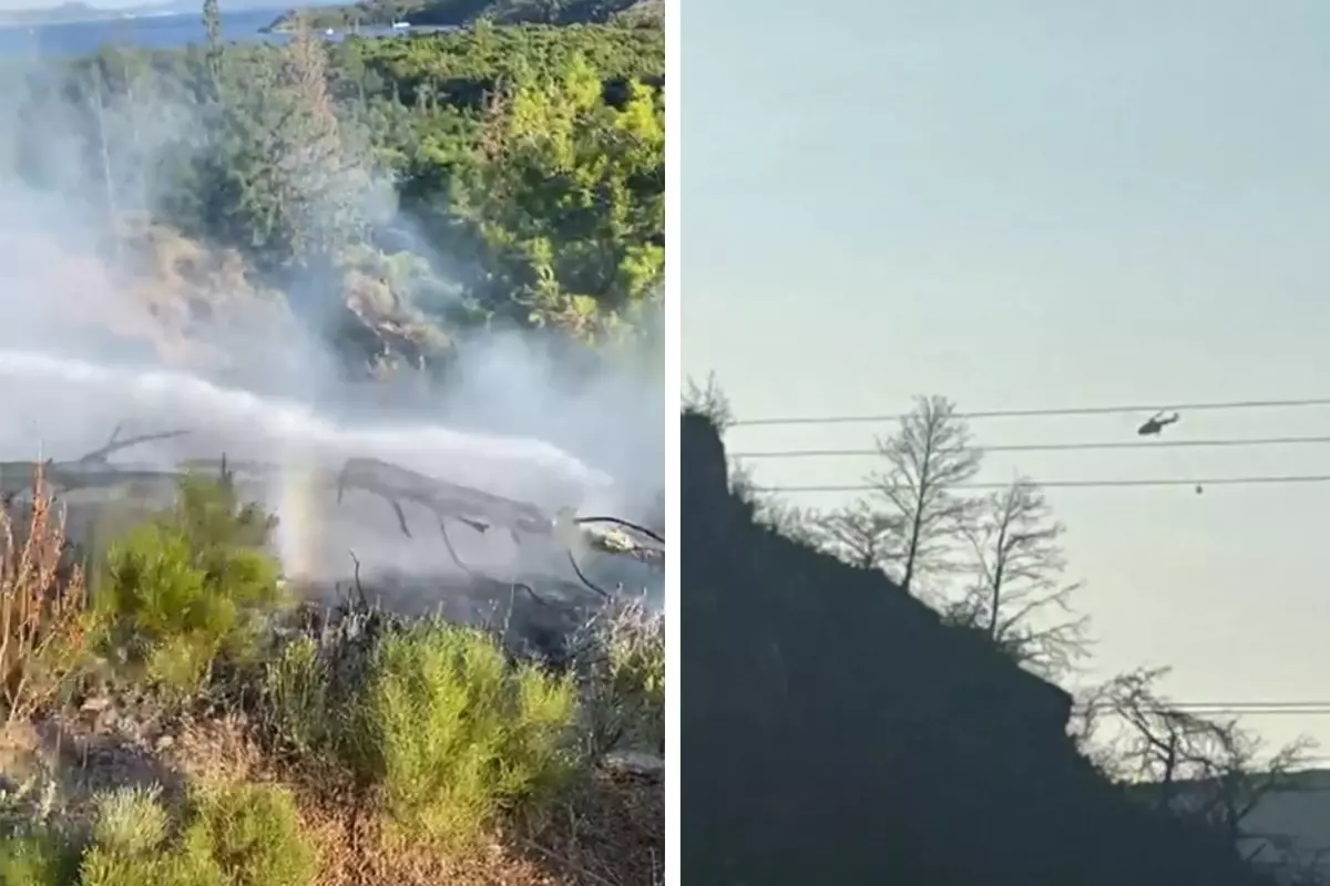 Muğla'da iki orman yangını birden çıktı