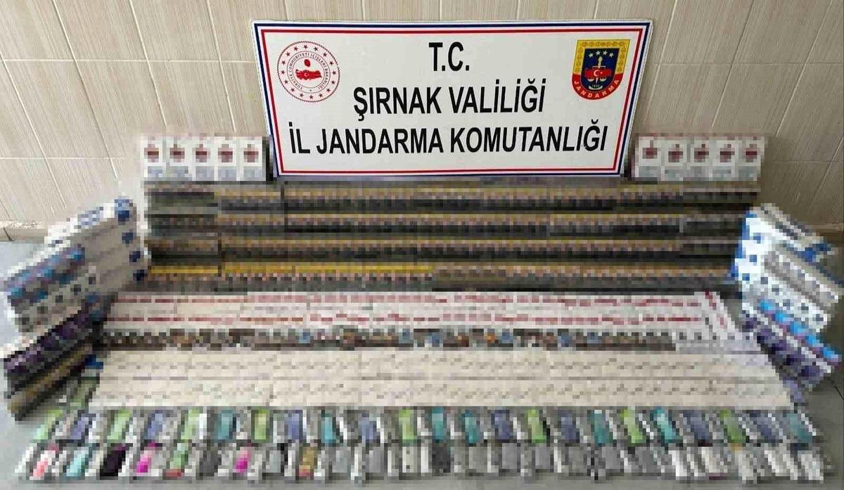 Şırnak'ta 5 Milyon Liralık Gümrük Kaçağı Ürün Ele Geçirildi