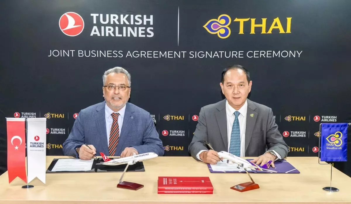 THY ve Thai Havayolları'ndan Ortak İş Birliği Anlaşması