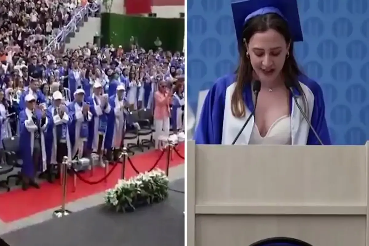 Üniversiteyi birincilikle bitiren gencin sözleri alandakileri ayağa kaldırdı