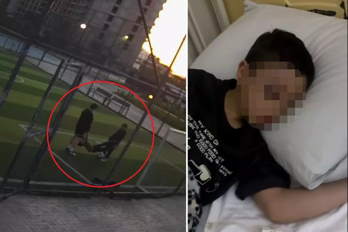 Arkadaşları tarafından yere fırlatılınca beyin kanaması geçiren çocuğun babası konuştu
