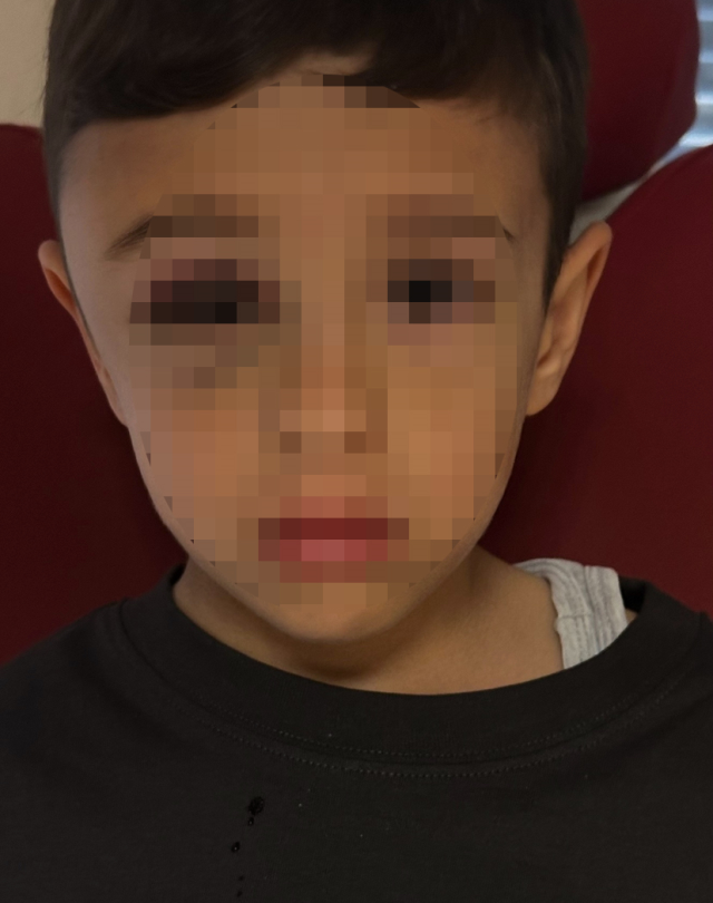 The father of the child who was thrown by his friends and suffered a brain hemorrhage spoke