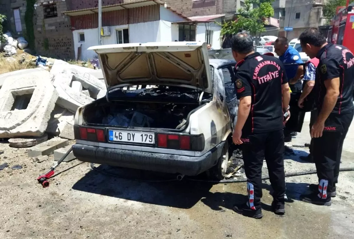 Kahramanmaraş'ta Piknik İçin Alınan Köz, Aracı Yaktı