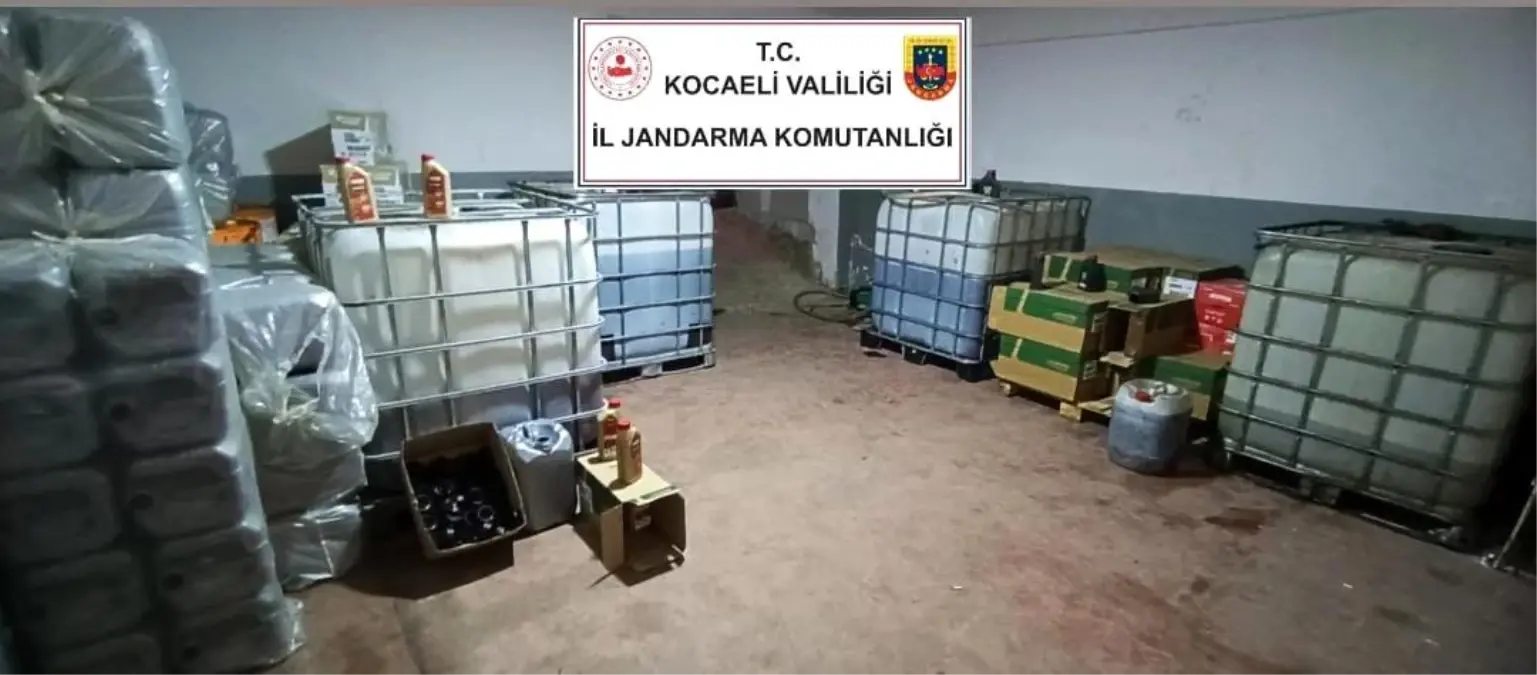 Kocaeli'de Sahte Madeni Yağ Operasyonu: 11 Milyon TL Değerinde Atık Yağ Ele Geçirildi