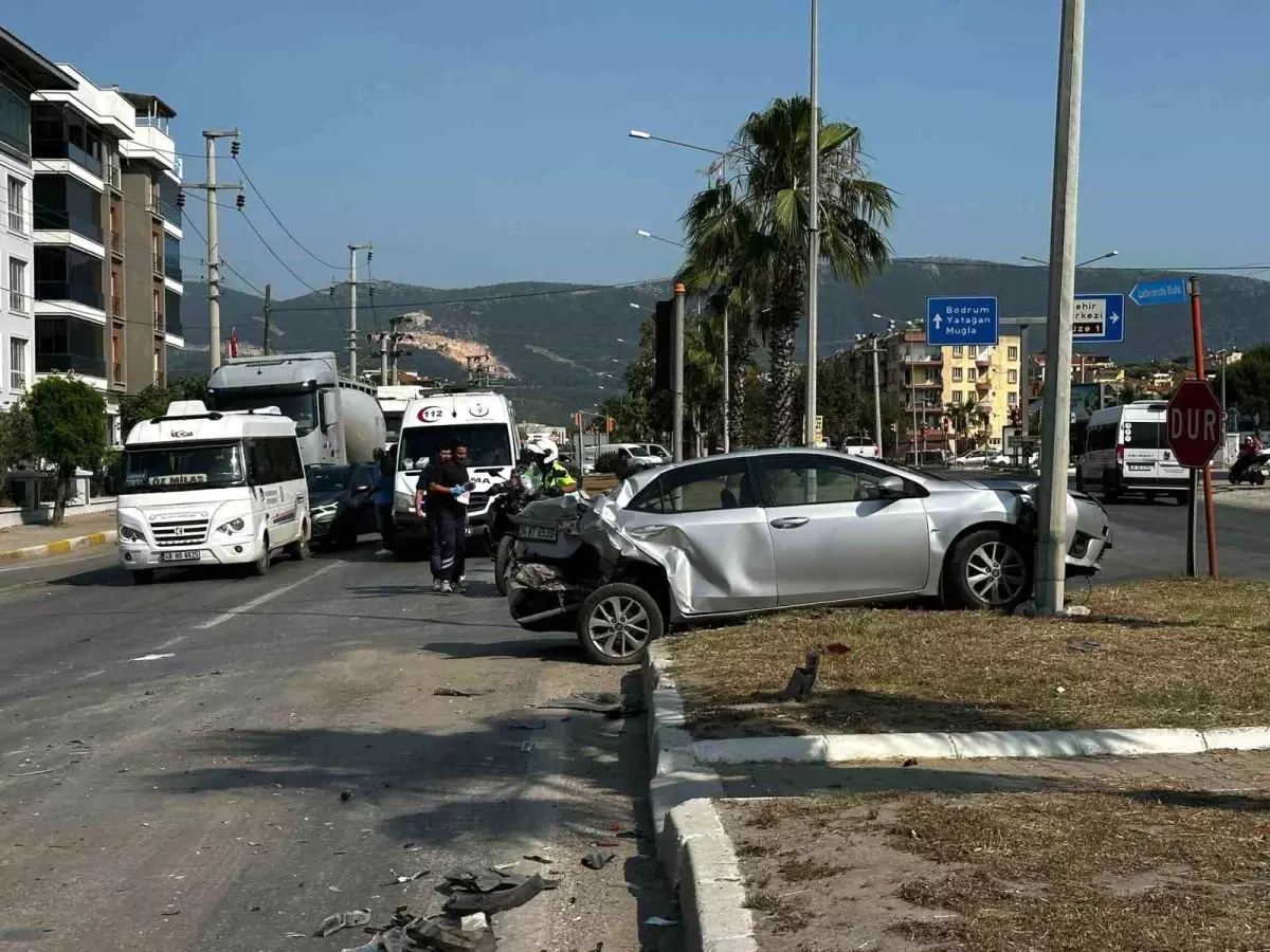 Milas'ta Trafik Kazası: Bir Yaralı