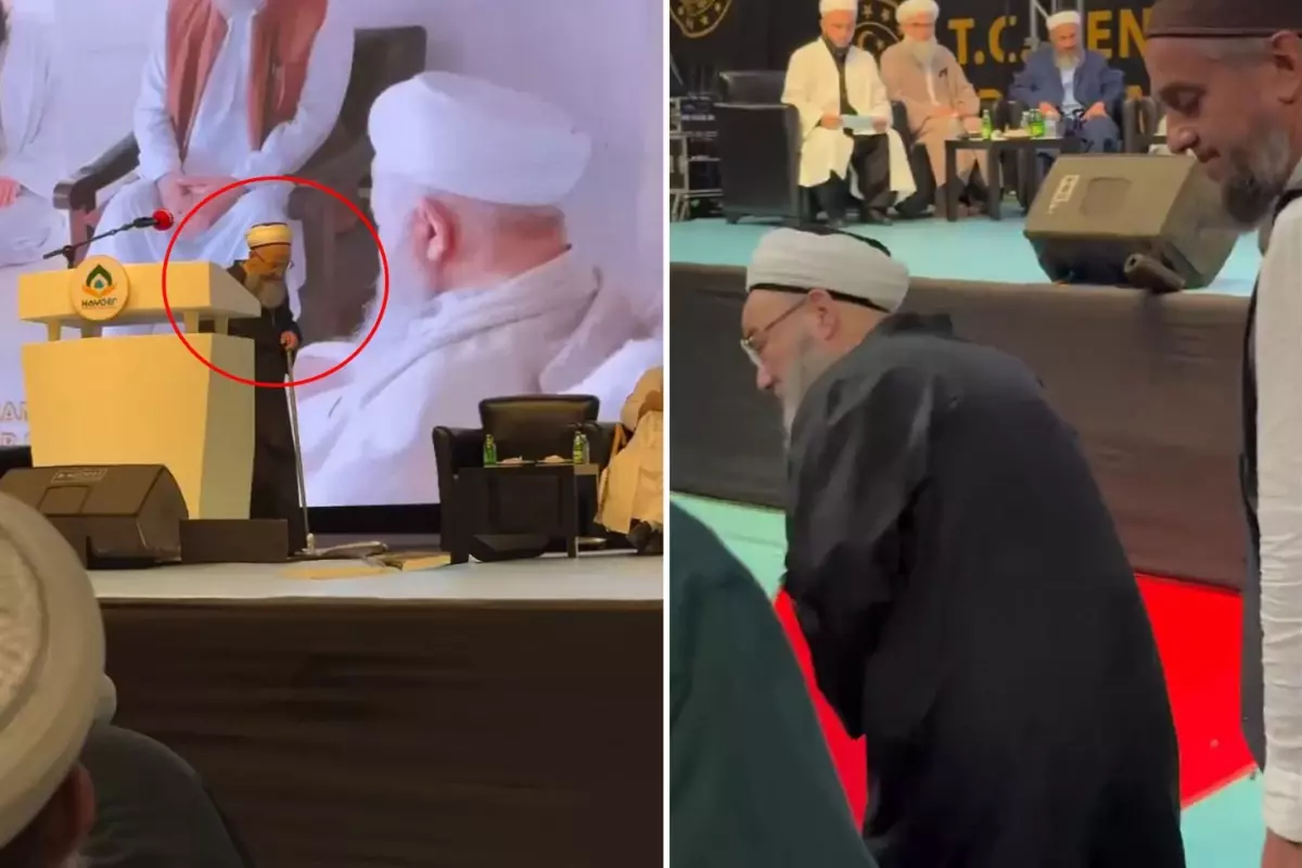 Programa damga vuran an! Cübbeli Ahmet, katılımcılar arasında onu görünce sahneden indi