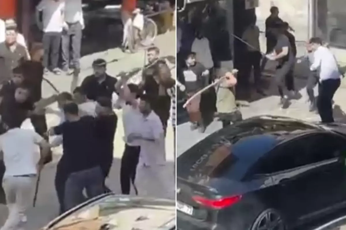 Şırnak'ta meydan savaşı gibi kavga! Polis biber gazıyla müdahale etti