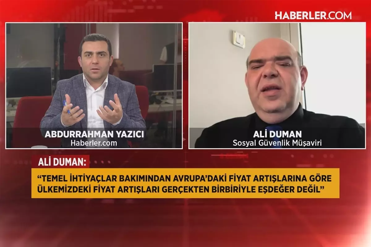 Sosyal Güvenlik Müşaviri Ali Duman, asgari ücretteki riske dikkat çekti