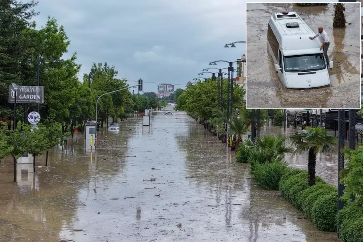 Trabzon sular altında