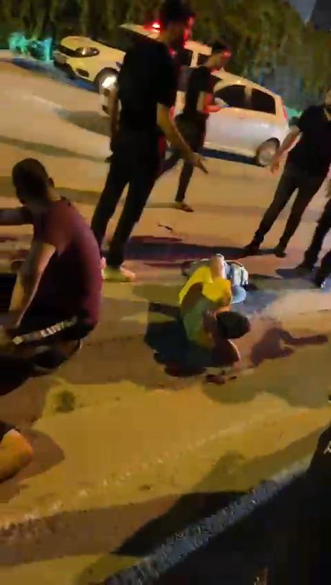 Armed Attack on Young People Walking on the Street!