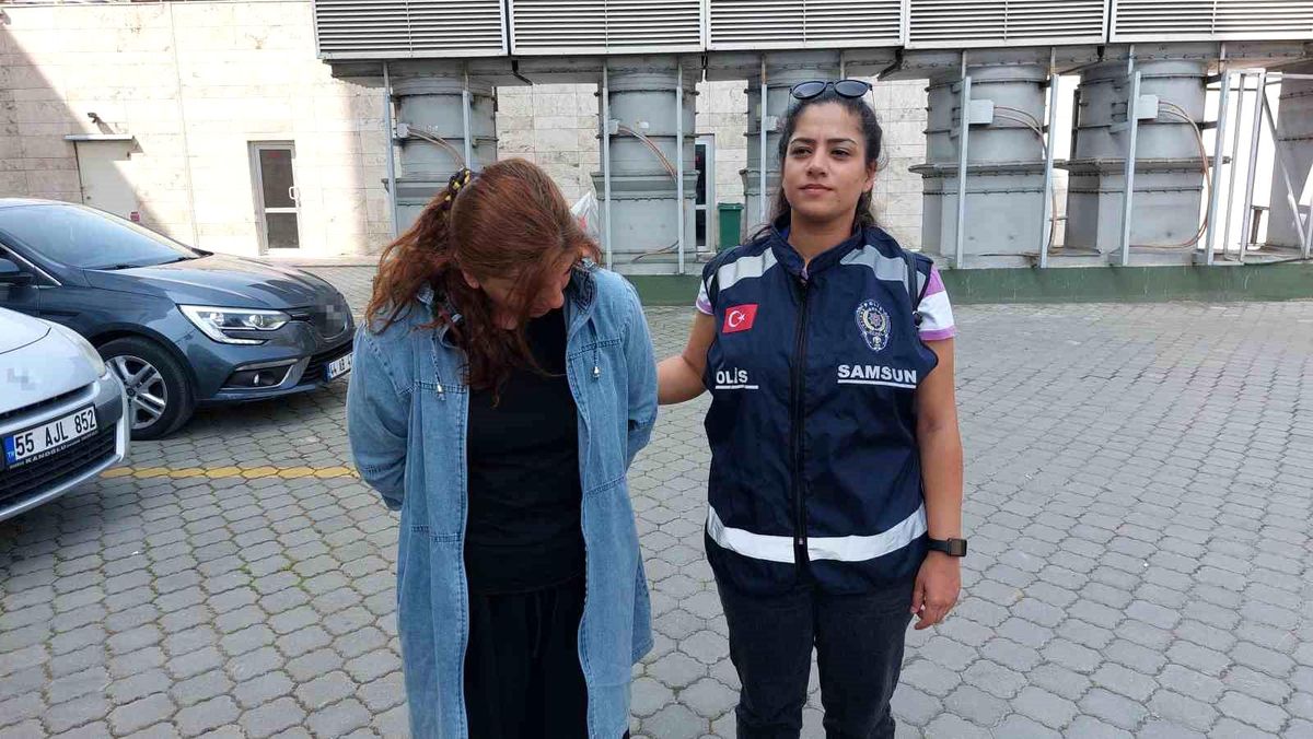 Samsun'da Hırsızlık Yapan Kadın Tutuklandı