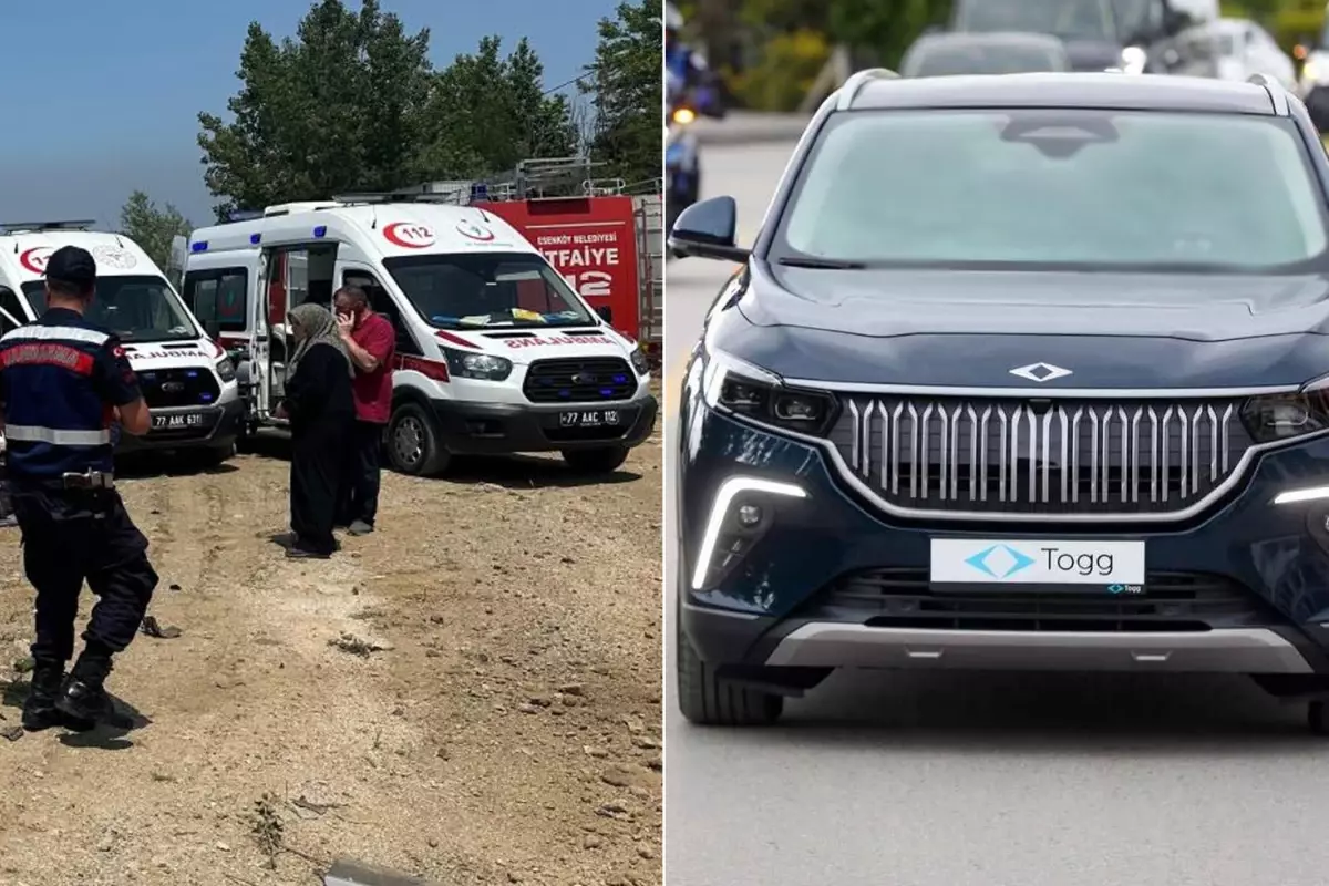 4 metreden düşen Togg'un son halini görenler aynı yorumu yapıyor