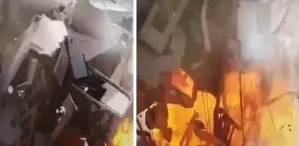 Bodrum marinadaki patlama anı güvenlik kamerasında