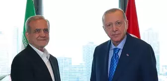 Cumhurbaşkanı Erdoğan ile İran Cumhurbaşkanı Pezeşkiyan görüştü