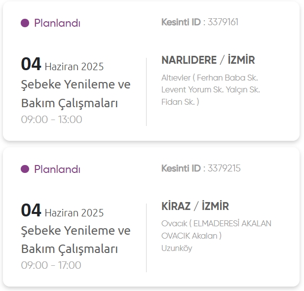 İzmir GEDİZ elektrik kesintisi! 4 Haziran İzmir'de elektrik kesintisi ne zaman bitecek, elektrikler ne zaman gelecek?