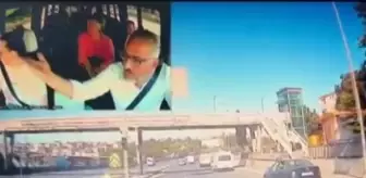 Şehir magandası çarptığı aracın şoförüne bıçakla saldırdı